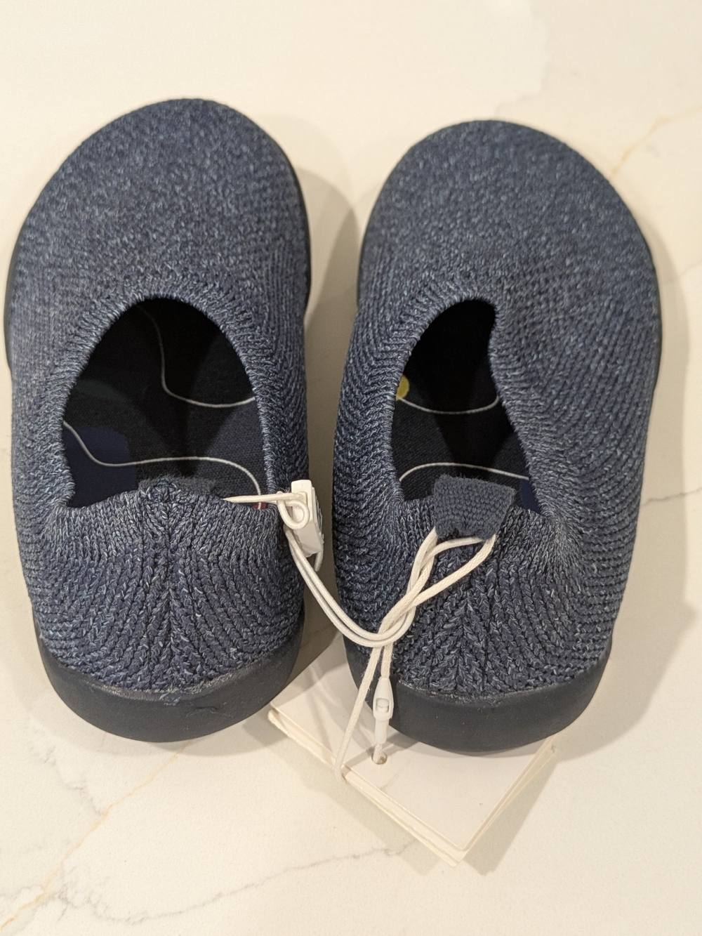 Zara Kids Navy Knit Slip-On Shoes - Picture 4 of 6